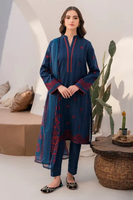 Jazmin Embroidered Lawn - 3PC